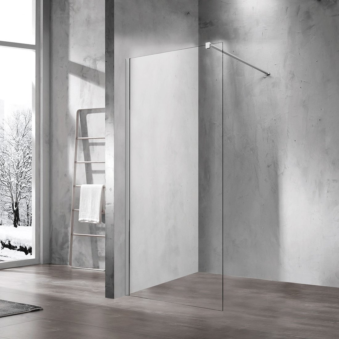 

Душевая стенка Vincea Walk-In VSW-1H100CL (хром/прозрачное)