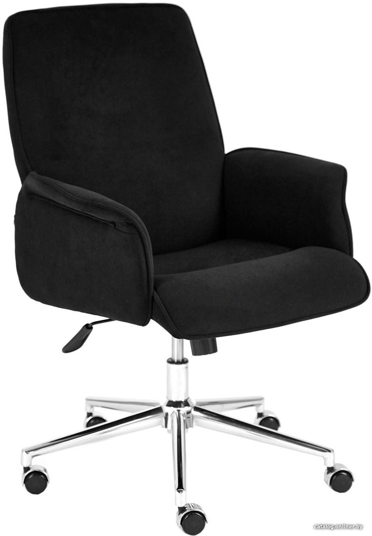 Офисное кресло TetChair York (флок, черный)