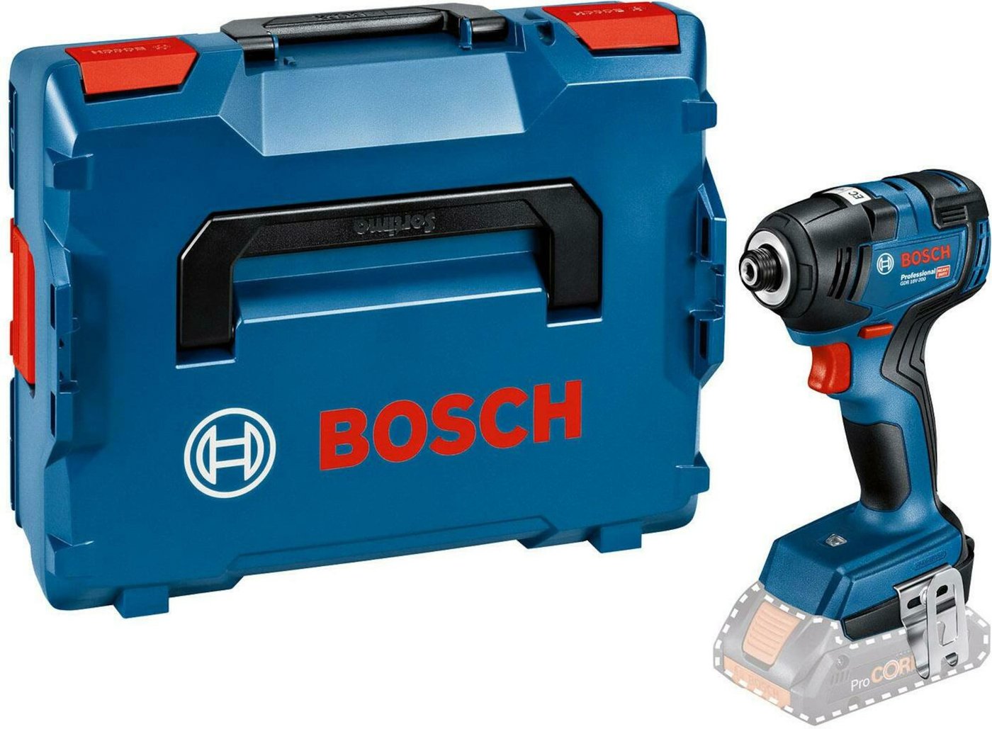 Винтоверт Bosch GDR 18V-200 Professional 06019J2106 (без АКБ, кейс)
