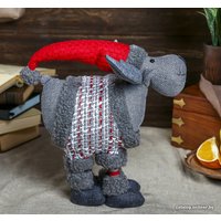 Кукла Зимнее волшебство Лосик в валенках и зимнем пальто 38х25,5х13 см