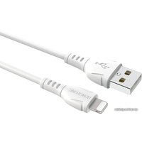 Кабель Borofone BX51 USB Type-A - Lightning (1 м, белый)