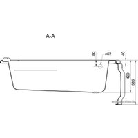Ванна Cersanit Joanna 150x95 L