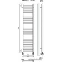 Полотенцесушитель TERMINUS Аврора П27 (332х1390)