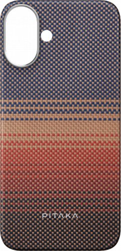 

Чехол для телефона Pitaka Tactile Woven для iPhone 16 (закат)