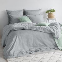 Евро комплект постельного белья Нордтекс Verossa Евро Melange Silver VRM 2515 Silver Д12 23