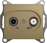 

Розетка телевизионная Systeme Electric Glossa GSL000497