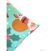 Декоративная подушка Loon Клаус 40х40 (бирюзовый)