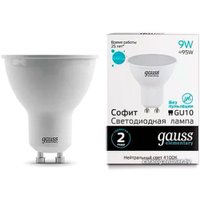 Светодиодная лампочка Gauss LED Elementary MR16 GU10 9W 4100К 13629