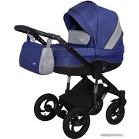 Универсальная коляска Siger Alba (2 в 1, синий/серебристый)