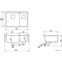 Кухонная мойка Aquasanita Delicia SQD150AW (ora 112)