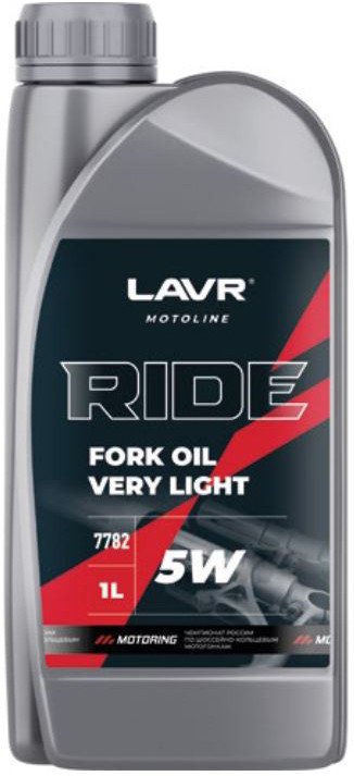 

Гидравлическое масло Lavr Moto Ride Fork Oil 5W 1л