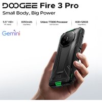 Телефон Doogee Fire 3 Pro 4GB/128GB (серый)
