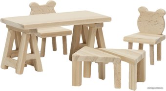 Аксессуары для кукольного домика Lundby Стол и стулья Сделай сам 60906400