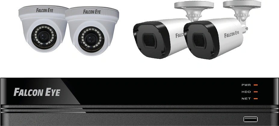 

Комплект видеонаблюдения Falcon Eye FE-104MHD KIT Офис SMART