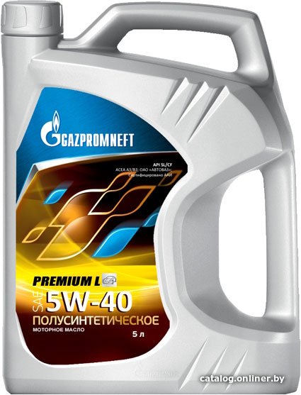 Моторное масло Gazpromneft Premium L 5W-40 5л