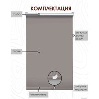 Рулонные шторы Эскар Blackout 130x160 76911301601 (нюдовый)