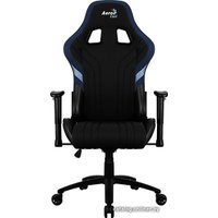 Игровое (геймерское) кресло AeroCool AERO 1 Alpha (черный/синий)