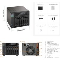 Сетевой накопитель ASUSTOR Lockerstor 6 Gen2 AS6706T