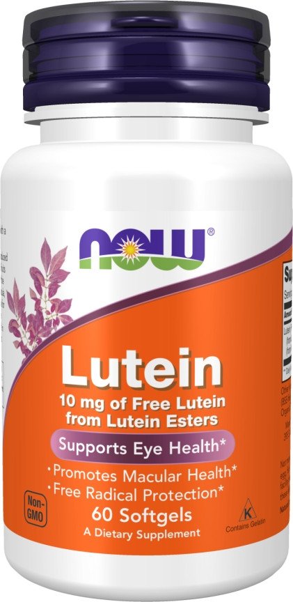 БАД Now Foods Lutein 10 мг (60 капсул)