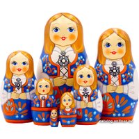 Развивающая игра Брестская Фабрика Сувениров В народном норвежском костюме (набор 7 шт)