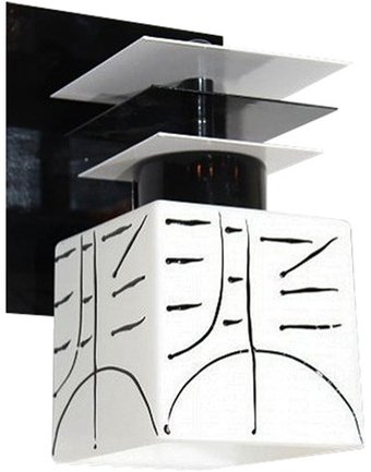 Бра N&B Light Писатра 7401 НББ (черный/белый)