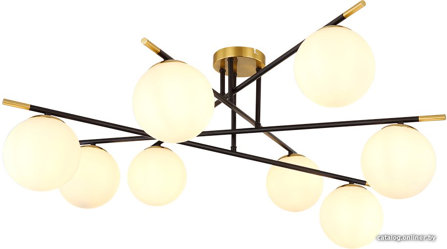 Люстра средней высоты Arte Lamp Alcor A2224PL-8BK