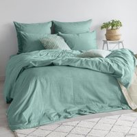 Евро комплект постельного белья Нордтекс Verossa Евро Melange Emerald VRM 2515 Emerald Д12 23