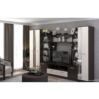 Стенка Стендмебель Ольбия (дуб белфорт/венге) без шкафов