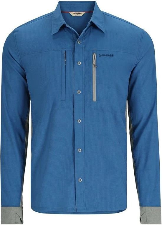 

Рубашка Simms Intruder BiComp Fishing Shirt (XL, синий)