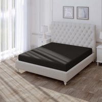 Простыня Verossa Stripe 140x200x20 730587 (Black, на резинке)