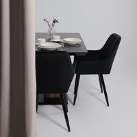 Стул AksHome Pablo (черный велюр HLR-66/черный)