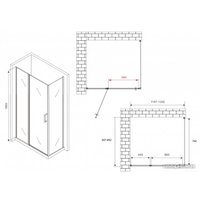 Душевой уголок Abber Sonnenstrand AG04120MS-S85M