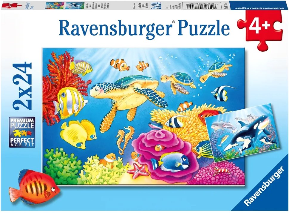 

Набор пазлов Ravensburger На глубине моря R07815 (48 эл)