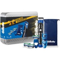 Подарочный набор Gillette Бритва-стайлер Styler, 3 сменных насадки, 2 сменные кассеты Proglide Power