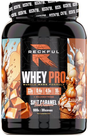 

Протеин комплексный Reckful Whey PRO (соленая карамель, 900г)