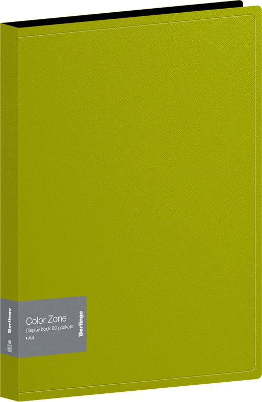 

Папка для бумаг Berlingo Color Zone AVp_80119 (80 вкладышей, салатовый)