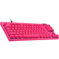 Клавиатура Logitech G Pro X TKL Rapid Analog 920-013254 (розовый, нет кириллицы)