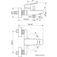 Смеситель Ideal Standard Ceraplan BD256AA