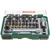 Набор трещотка с головками и битами Bosch Promoline 2607017160 27 предметов