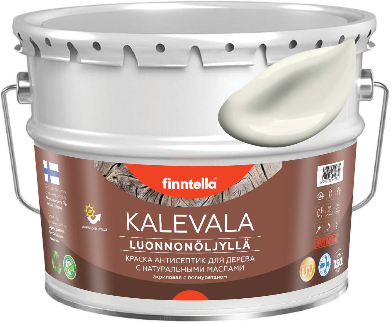 

Краска Finntella Kalevala Antiikki F-13-1-9-FL124 9 л (белый)