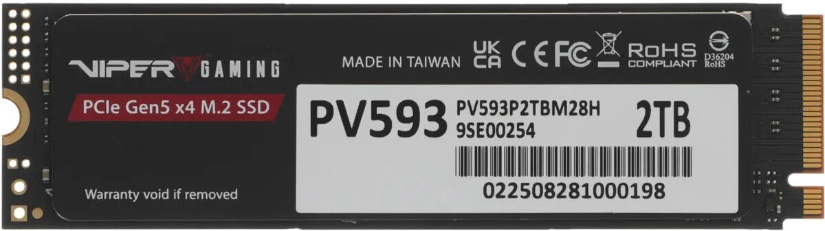 SSD Patriot Viper VP593 2TB PV593P2TBM28H