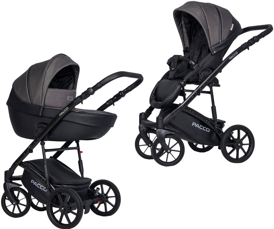 

Универсальная коляска Riko Basic Pacco (2 в 1, 04 cabon)