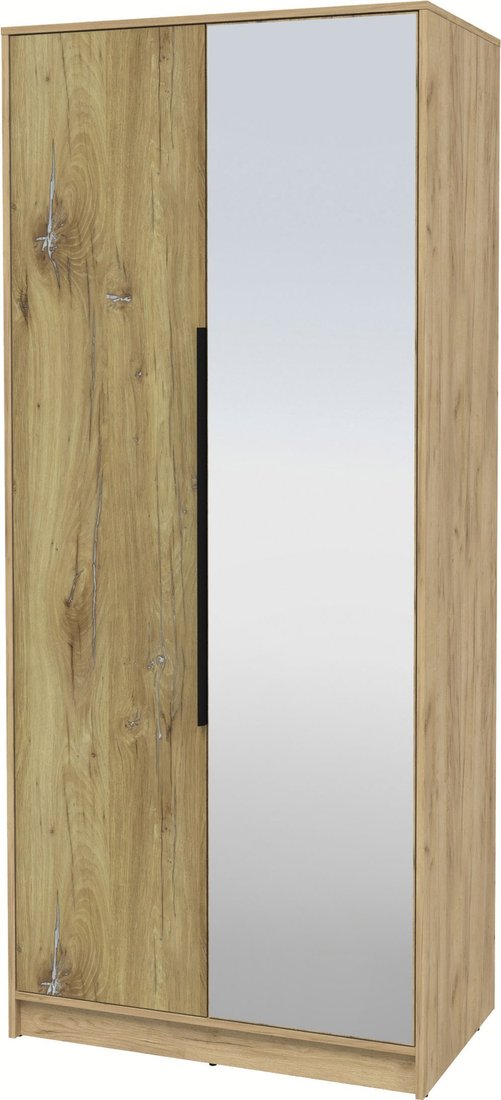 

Шкаф распашной Интерлиния Концепт КТ-Ш2з (дуб нокс/дуб золотой)