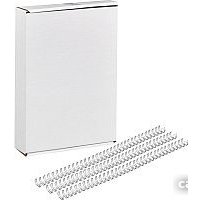 Металлическая пружина для переплета D&A art 34 отверстия, 8 мм 100 шт (серебристый)