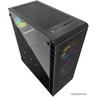 Корпус Powercase Mistral Z4С Mesh LED (черный)