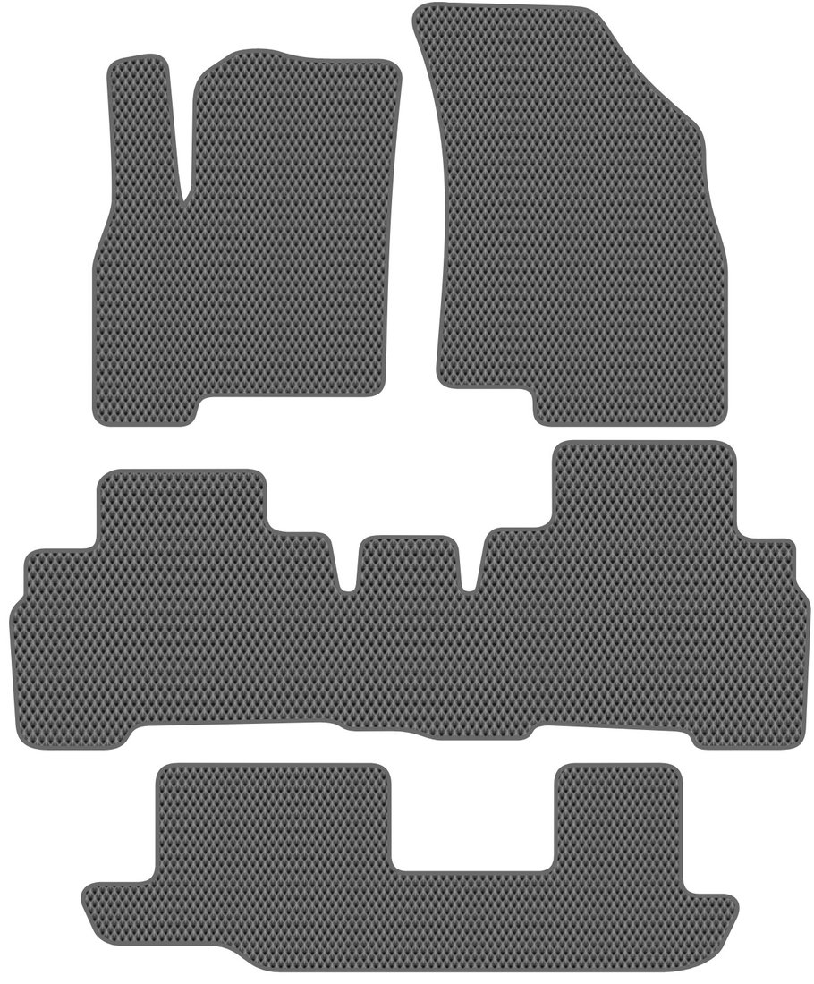 

Комплект ковриков для авто Alicosta Chery Tiggo 8 Pro E+ I (suv / Гибрид) 2023 - Н.В. +3 ряд (серый, ромб)