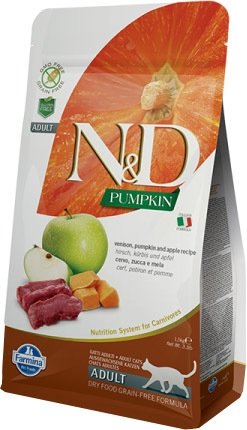 

Сухой корм для кошек Farmina N&D Pumpkin Grain Free Venison & Apple 1.5 кг