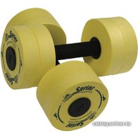 Набор гантелей Sprint Aquatics Bells 727 (2 шт, среднее сопротивление/желтый)