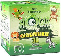 

Набор для создания поделок/игрушек Инновации для детей Аквашармики. Животные 908
