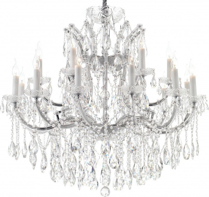 

Подвесная люстра iLamp Diamond 6071-18 CR+CL